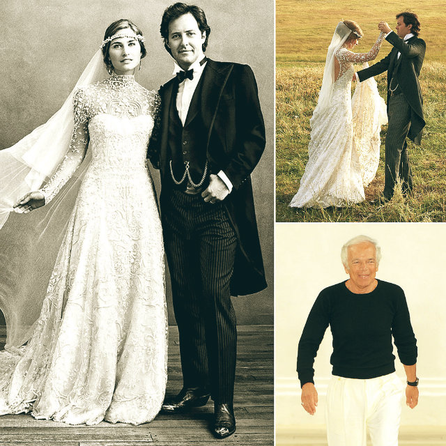 Best Celebrity Wedding Dresses | Lauren Bush dressed by Ralph Lauren