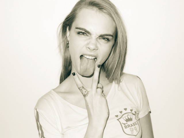 Model of the moment Cara Delevingne the new Kate Moss