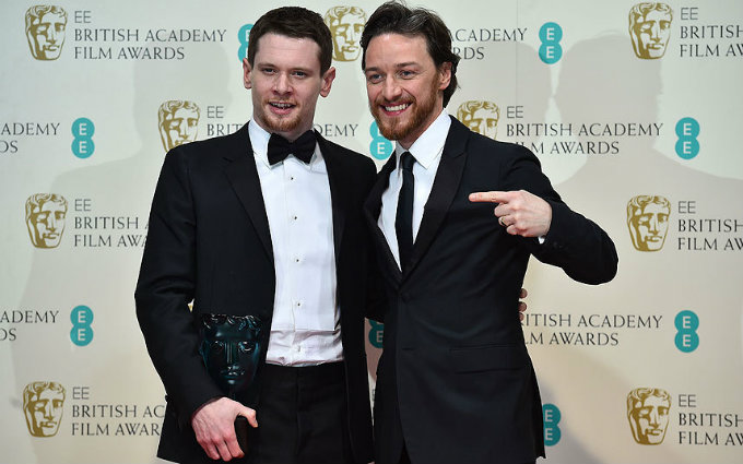 4Jack O'Connell and James McAvoy_BAFTA Awards  Highlights