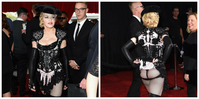 Celebrity Gossip Grammys Red Carpet_Madonna